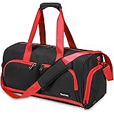 Kuston Sports Gym Bag with Shoes Compartment &Wet Pocket Gym Duffel Bag Overnight Bag for Men and Women