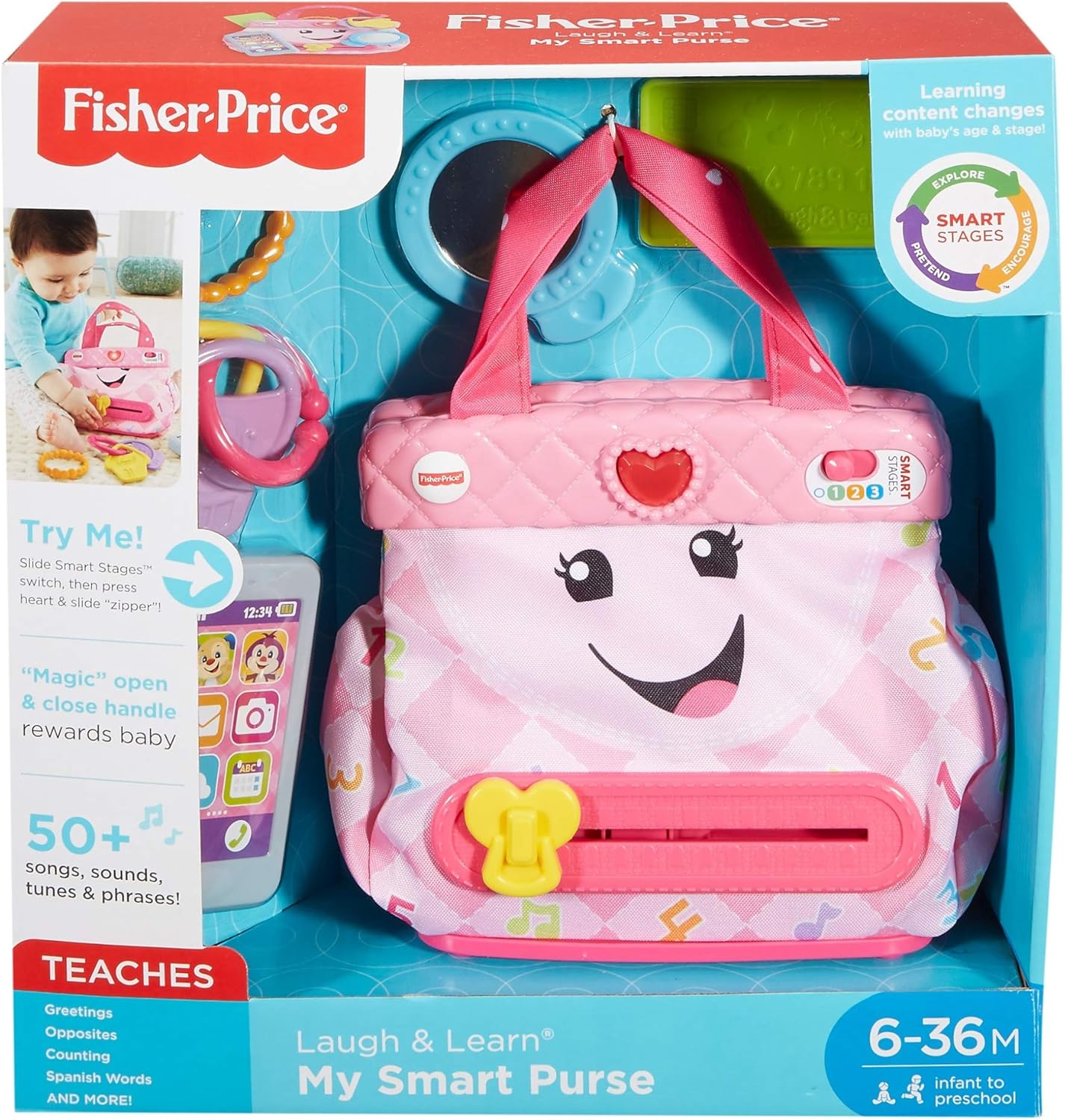 Fisher-Price Laugh & Learn My Smart Purse: Toys & Games