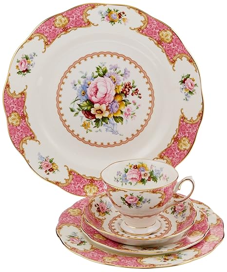 Royal Albert 15135002 Lady Carlyle 5-Piece Place Setting, Service for 1