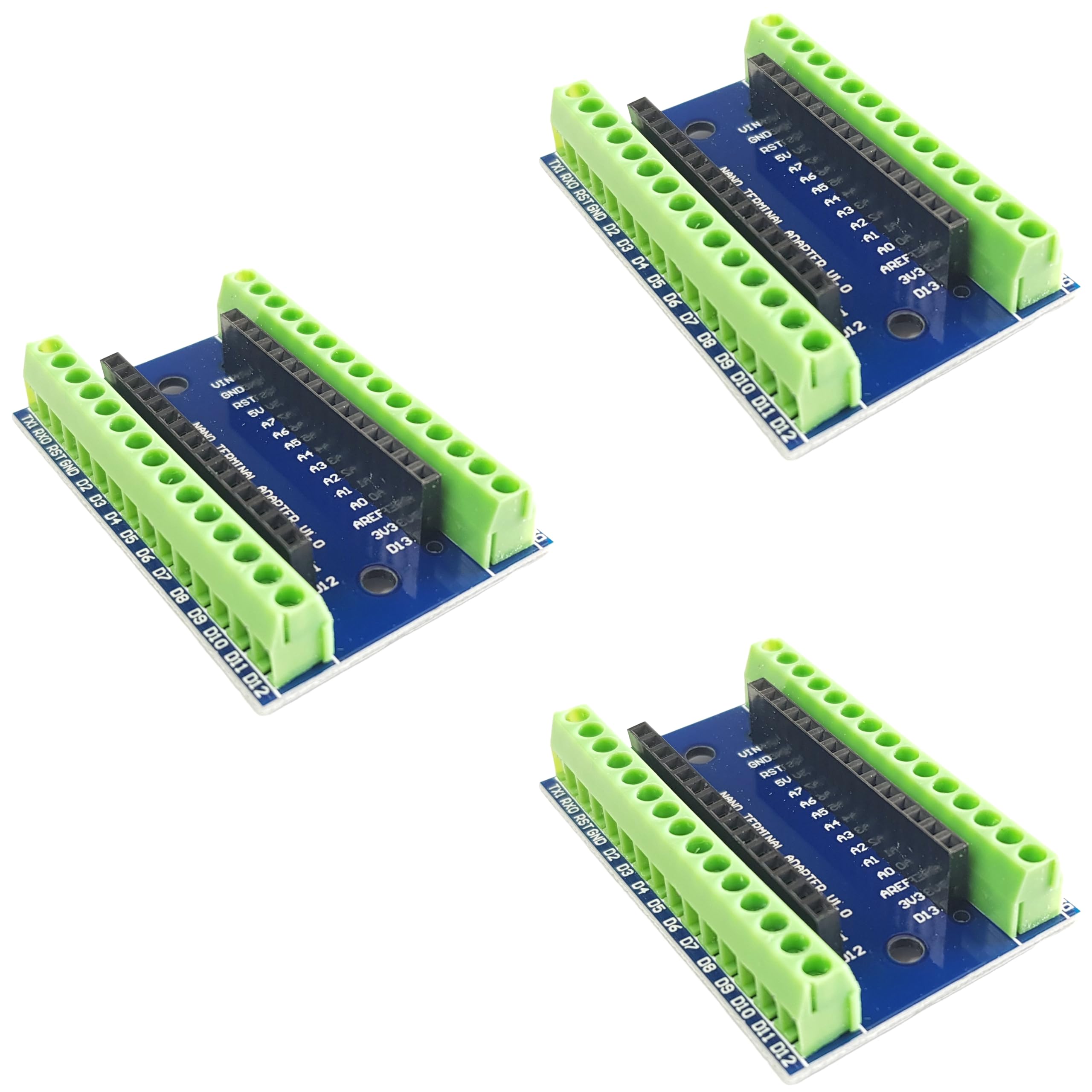 Photo 1 of DIYables Screw Terminal Adapter Expansion Board, Breakout Board for Arduino Nano