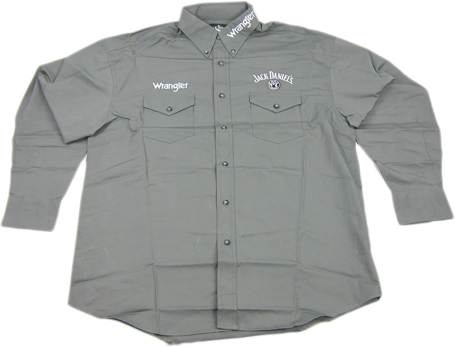 wrangler black long sleeve shirt