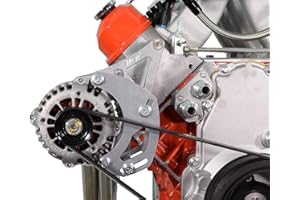 ICT Billet LS Truck Heavy Duty Alternator Only Passenger Side Bracket Swap Electric Or Remote Water Pump Aluminum Designed & Manufactured in the USA 551136-3