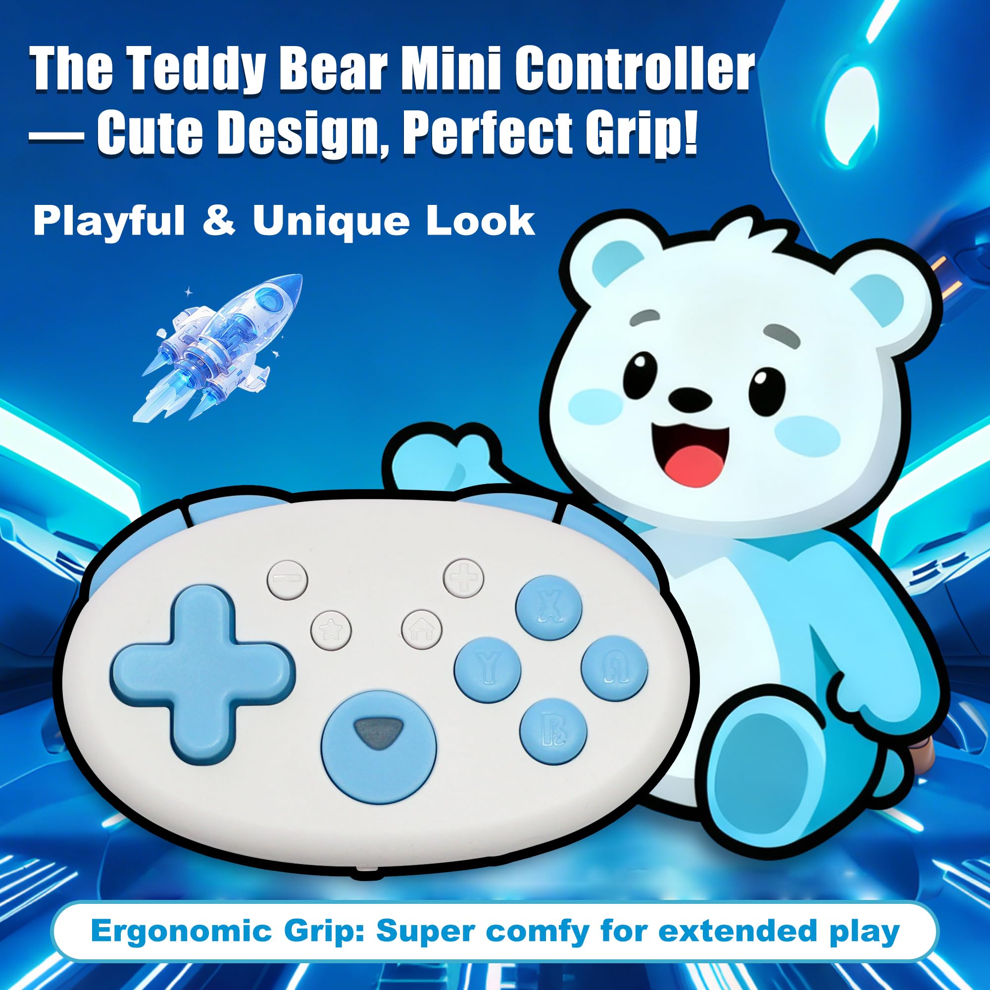 XLX 8Bitdo Micro Bluetooth Gamepad Taschenformat Mini-Controller für Switch, Android 4