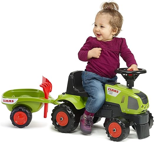 falk baby claas tractor with trailer
