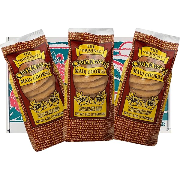 Amazon.com: Macadamia Nut Cookkwee's Maui Cookies 6 Ounces