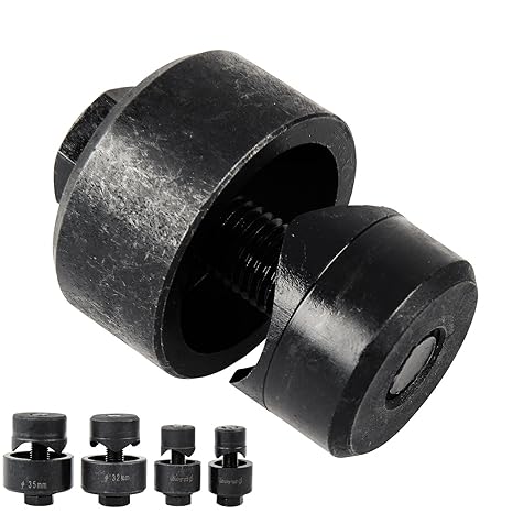 Schraublochstanze aus Chromstahl Locher Stanze mit 32mm Durchmesser