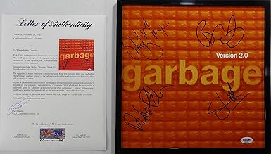 Signed Garbage Autographed Lp Photo Frame Certified Authentic Psa Loa Af04390 At Amazon S Entertainment Collectibles Store