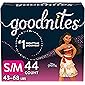 Goodnites Nighttime Bedwetting Underwear, Girls' S/M (43-68 lb.), 44 Ct