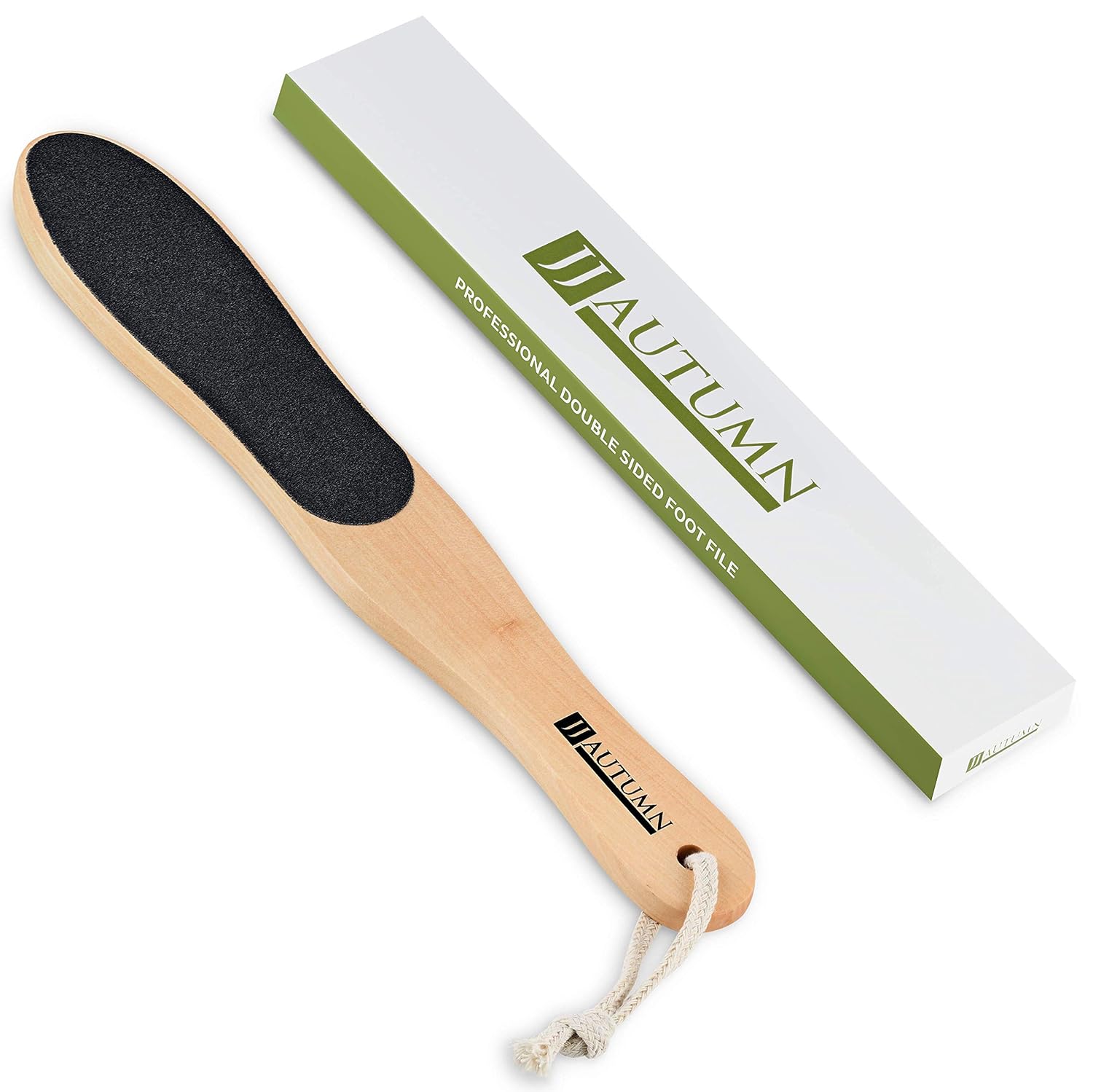 Professional Foot File Callus Remover - Wooden Pedi Foot Scrubber Filer for Dead Skin - Double Sided Foot Scraper Exfoliator for Dry and Wet Feet Care - Spa Quality Foot Rasp Grater Pedicure Tools : Beauty