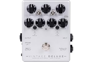 DARKGLASS ELECTRONICS Darkglass Vintage Deluxe V3 Bass Guitar Preamp Pedal w/ 4-band EQ, Level, Drive Controls, and Parallel Output