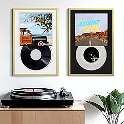 eletecpro 16x24 Aluminum Record Frame with Acrylic