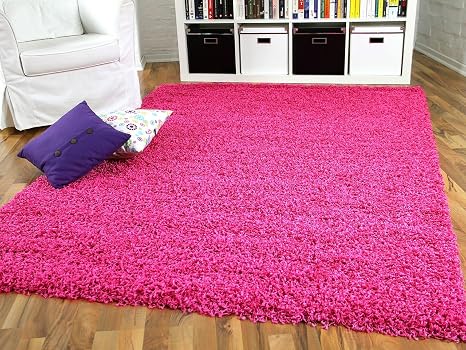 Aloha Hochflor Langflor Shaggy Teppich Pink Rosa Flieder Sofort