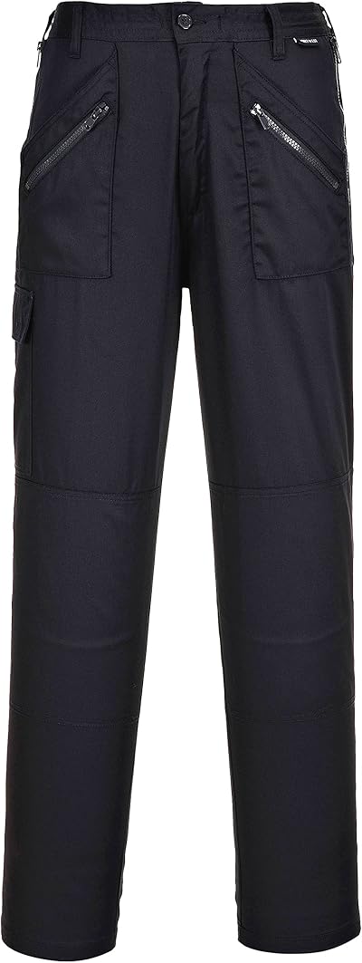 Portwest S687 Womens Lightweight Work Trousers Polycotton Knee Pad Pockets