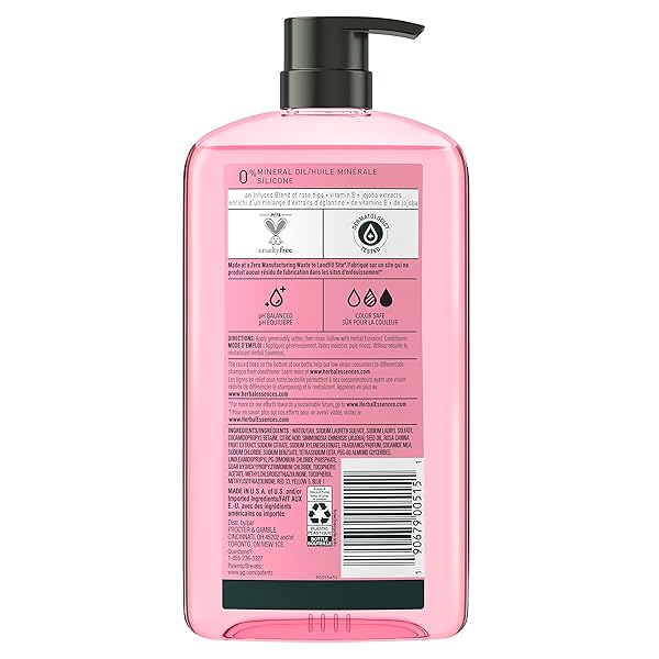 HERBAL ESSENCES ROSE HIPS SMOOTH SHAMPOO, 29.2 FL OZ