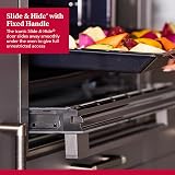Neff N50 Slide&Hide Single Oven A+ Black with Steel Trim view 4