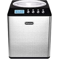 Whynter ICM-201SB 2.1 Quart Capacity Upright Automatic Compressor Ice Cream Maker with Stainless Steel Bowl in Black