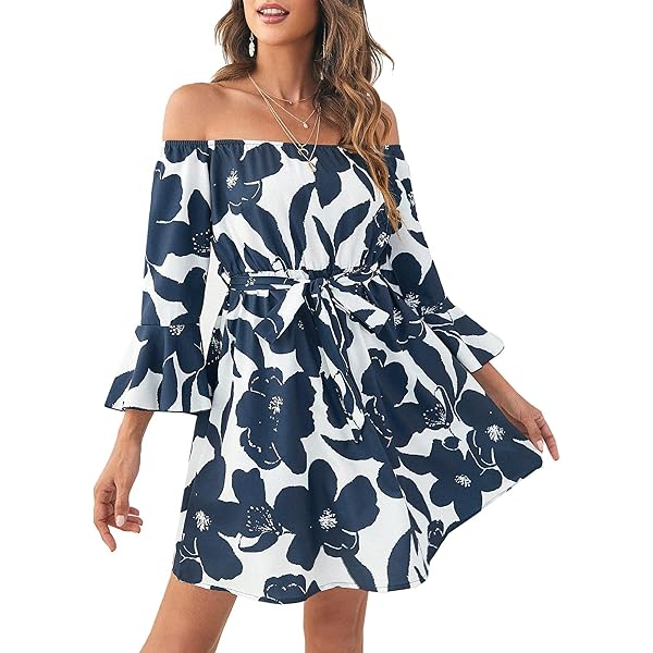 Shyanne Women's Off The Shoulder Ruffle Midi Dress