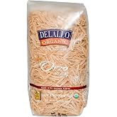 DeLallo, Orzo No. 65, 100% Organic Whole Wheat Pasta, 16 oz (454 g)(Pack of 1)