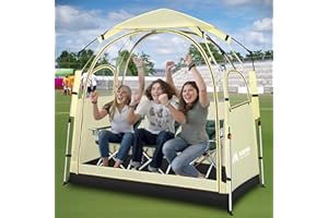 Huskfirm Sports Tent All Weather Clear Sport Shelter Waterproof and Windproof with Detachable Top Cover Rain Tent for Outdoor Sports Events Camping Fishing