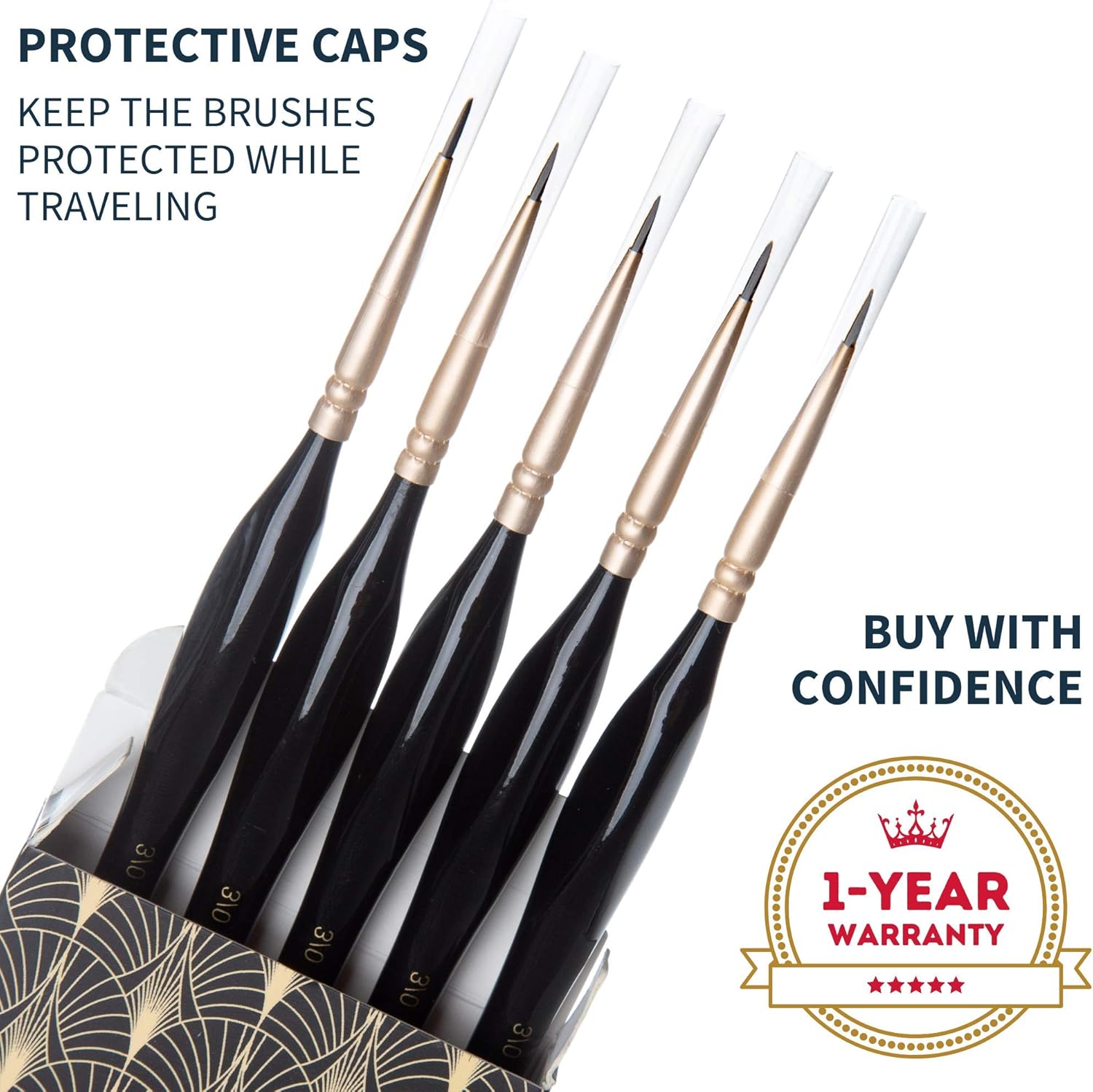 000 with Ergonomic Handle for Small Scale Model Art Army Painting and