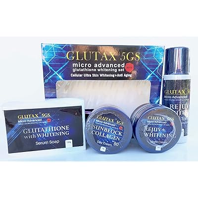 Glutax 5GS Micro Advanced Glutathione Whitening Set France | Ubuy