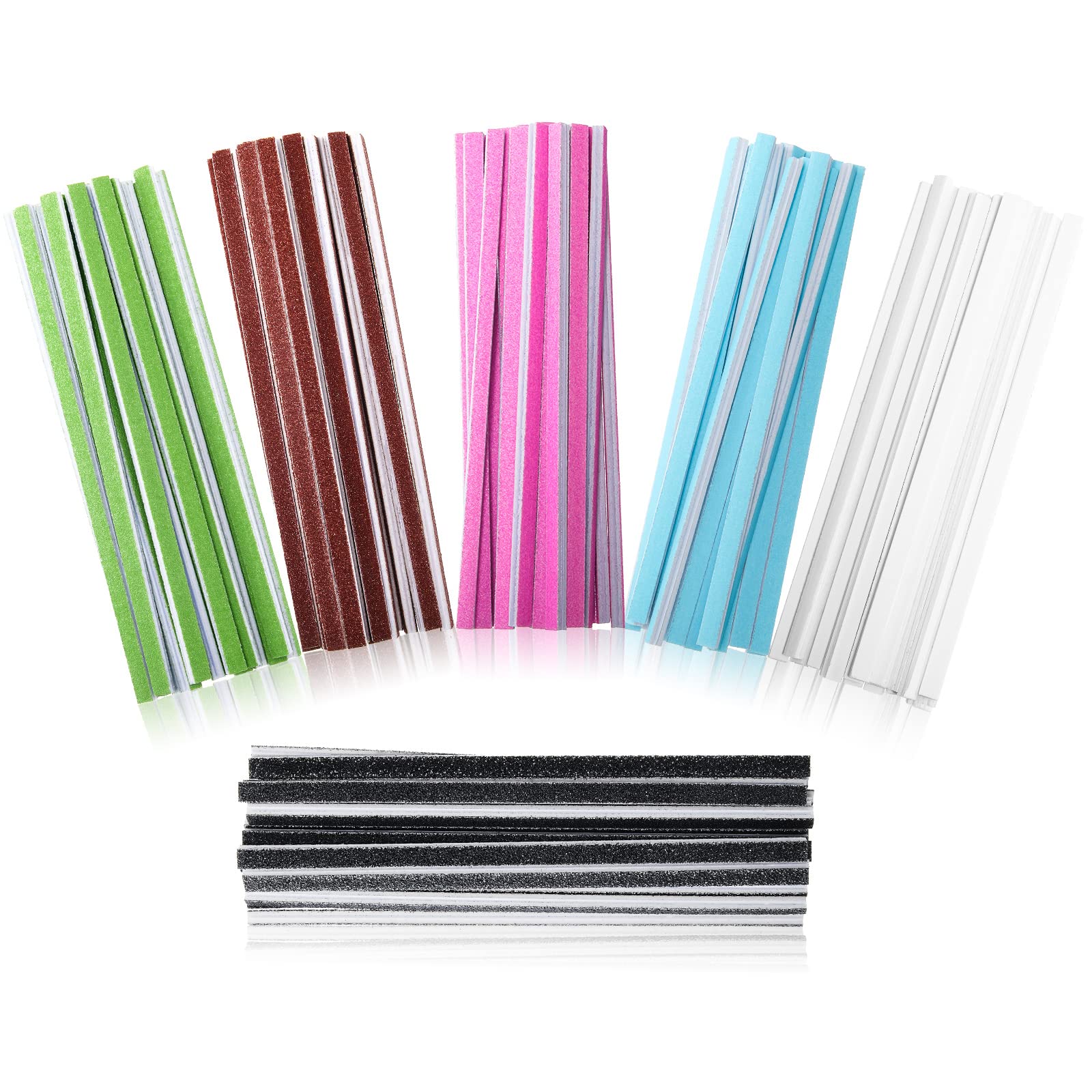 Honoson 120 Pieces Sanding Twigs Cushioned Abrasive Sanding Sticks for Models Woodworking Hobby Arts Crafts Supplies