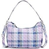 Vera Bradley womens Cotton Frannie Crescent Crossbody Purse