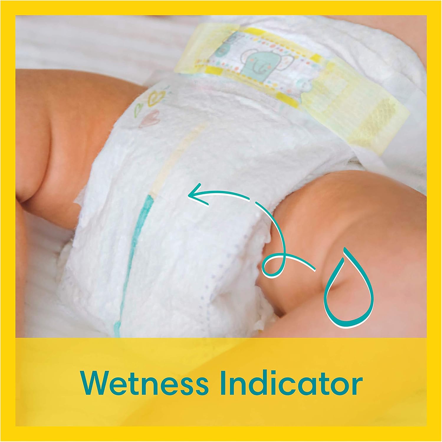 Pampers New Baby, Size 1, 80 Count, White, 80 Count (Pack of 1) - Image 4