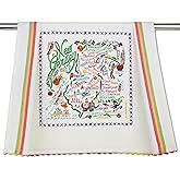 Catstudio New Jersey Dish Towel - U.S. State Souvenir Kitchen and Hand Towel, Perfect Tea Towels for New Jersey Lovers, Travel Souvenir, Housewarming Gifts, Couple Gifts