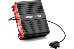 VEVOR Monoblock Car Amplifier, 2000W RMS MAX, 1/2/4 Ohm Stable, 1-Channel Class D Car Audio Amplifier with Remote Subwoofer L