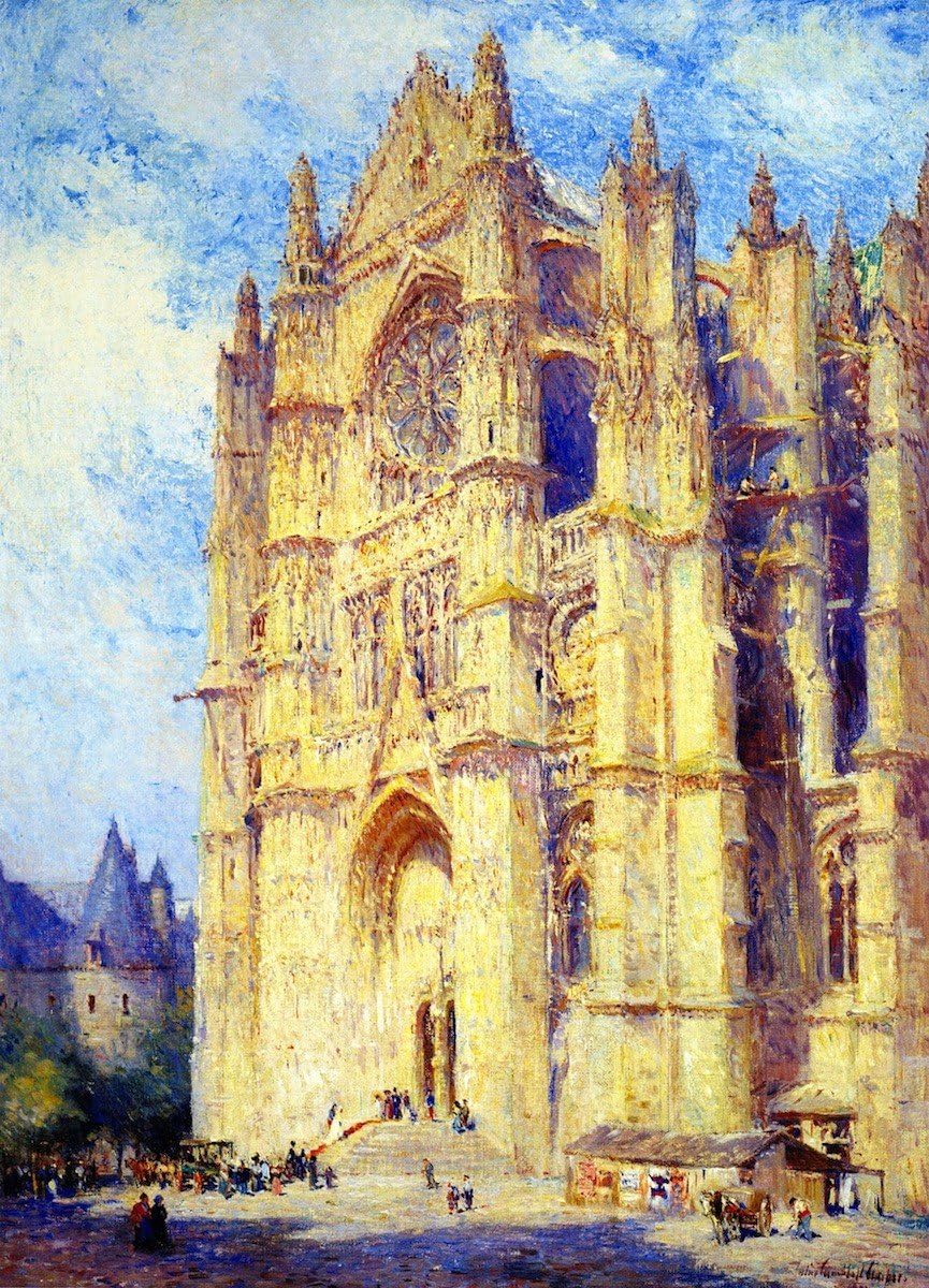 Amazon ボーヴェ大聖堂 By Colin Campbell Cooper Unframed 16 By 22 Ac 1622 風呂マット すのこ ホーム キッチン オンライン通販