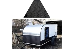 DLDIRECT Stone Guard Aluminum Sheet Metal | Trailer and RV Accessories | Genuine Commercial-Grade Diamond Plate | USA-Made DiamondLife Rock - Heavy-Duty Commercial Grade Tread Camper 24in" X 96" (Diesel Black)