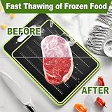 mwellewm 4 in 1 Defrosting Board, Miracle Melt Thaw Tray 12.2x8.3 in view 4