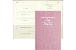 PUKYO The Gratitude Journal, Manifestation Journal, Daily Journal with Prompts for Affirmation, Happiness, Mindfulness, Positivity, Wellness, Undated Journal for Women & Men(8.5 * 5.5 Inches)