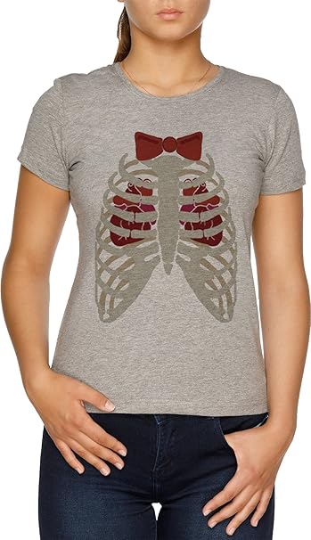 Vendax Zeit Herr Haben Zwei Herzen Damen T-Shirt Grau