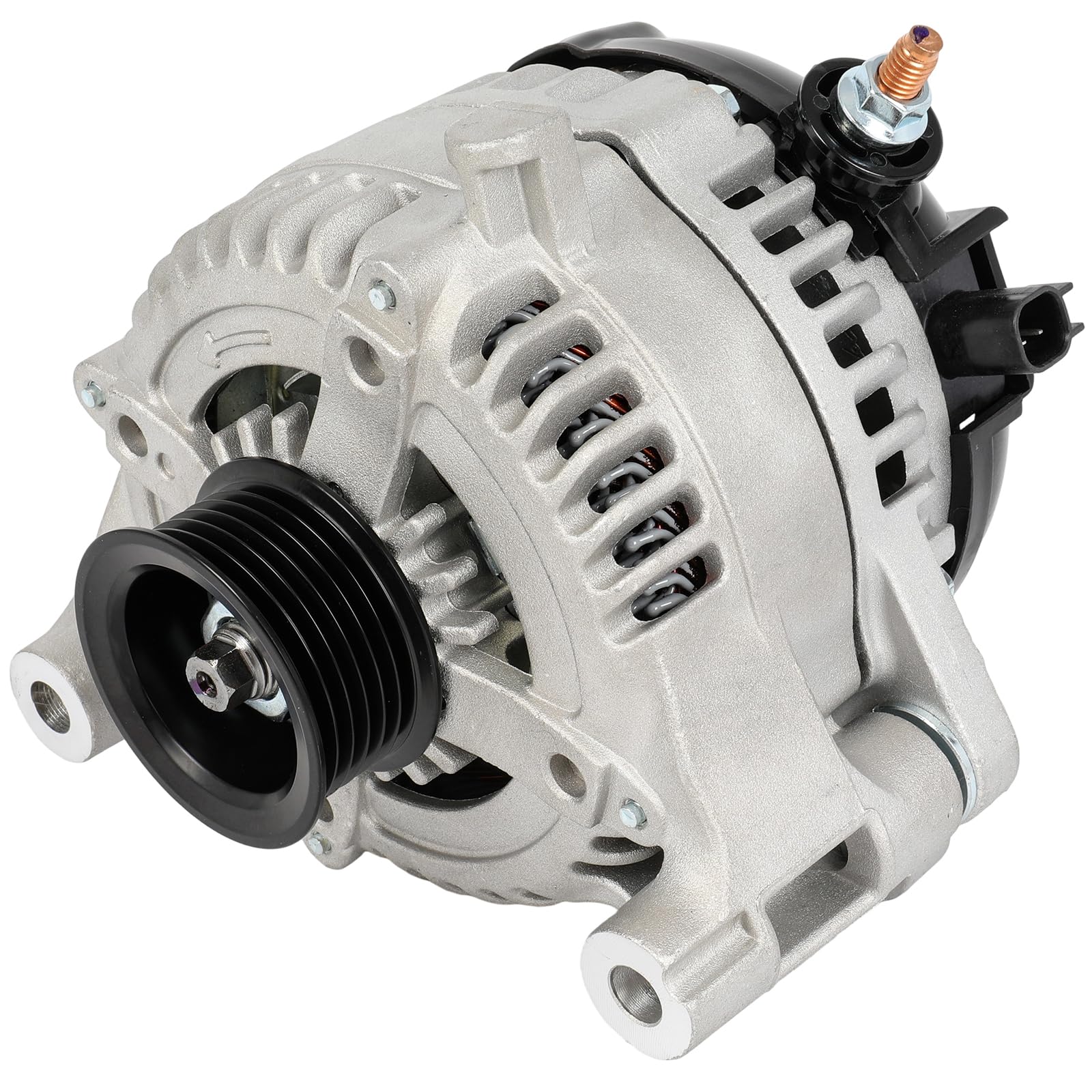 Photo 1 of SCITOO Alternator Fits for Jeep for Wrangler 3.6L 2012-2018,for Jeep for Wrangler JK 3.6L 2018 12V 160Amp CCW 6-Groove Pulley 11584N 11584 421000-0810 68078950AA 68078950AB 90-29-5783