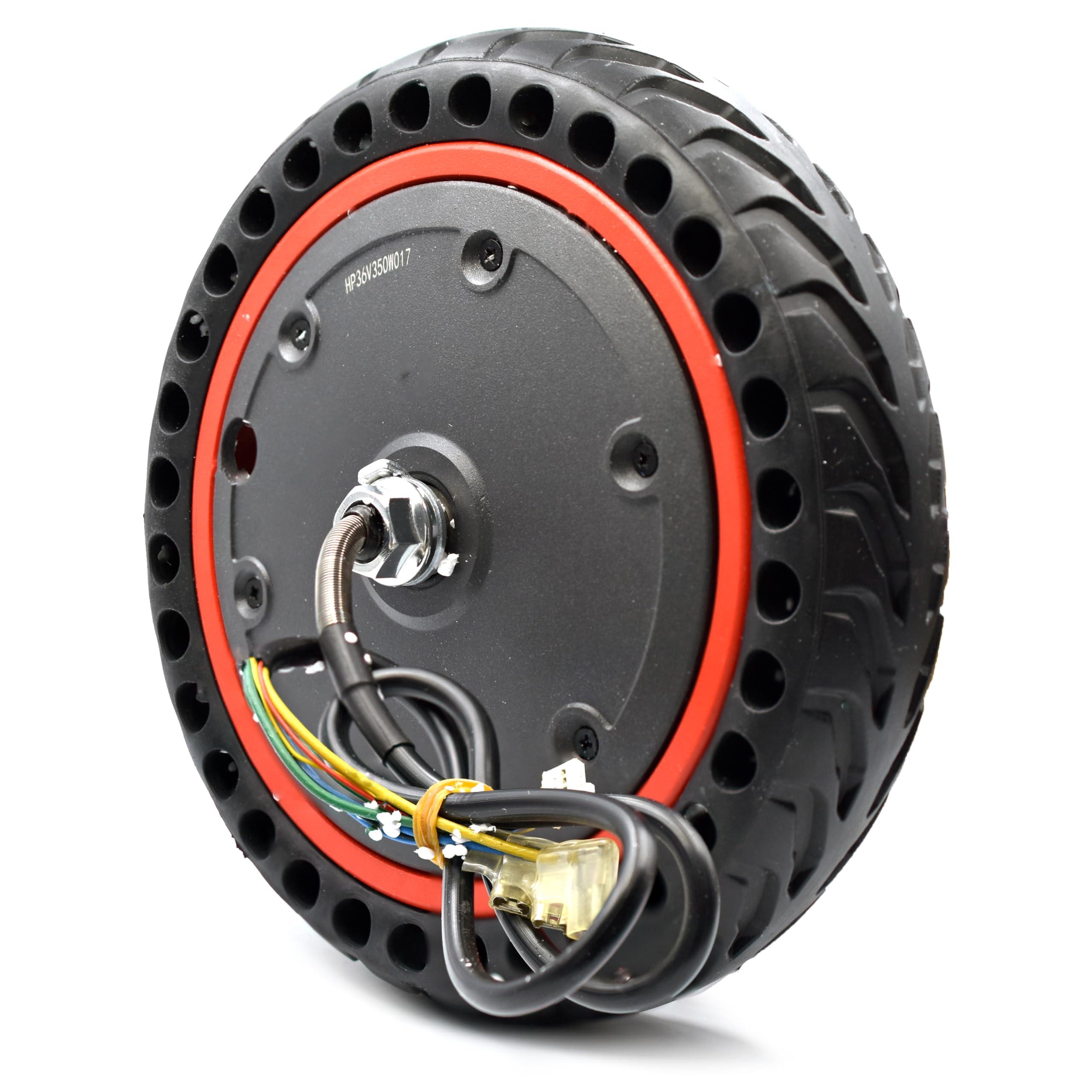 myBESTscooter - 350W 36v 8.5 Inch Motor Wheel Replacement With Solid Tyre For Xiaomi M365, 1S, Essential, Pro, Pro 2 Electric Scooter