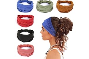 Women's Headband - Loose, Breathable, and Sweat-absorbent Elastic Headband, Suitable for Yoga, Fitness, and Running