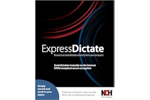 NCH SOFTWARE Express Dictate Digital Dictation Software - Record and Send Dictation to Typist [Download]