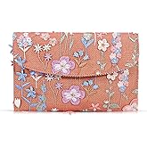 QTKJ Envelope Package, Clutch Purses for Women, Embroidered Flowers Straw Bag, Bohemian Handmade Handbags, Beach Bag for Vacation, Travel, Banquet (Pink)