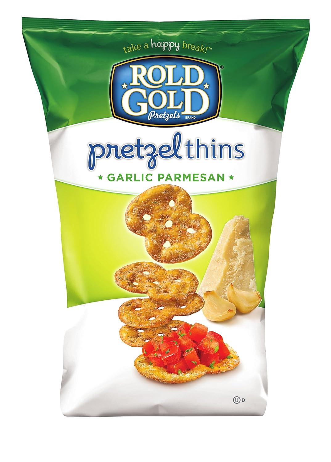 Rold Gold Pretzel Thins, Parmesan and Garlic, 8.25 oz