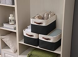 DECOMOMO Storage Bins | Fabric Storage Basket for