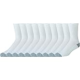 Amazon Essentials Men's Cotton Crew Athletic Socks with Cushioned Sole, 10 Pairs