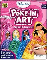 Skillmatics Poke-In Art Magical Princesses Mess-Free Craft Kit