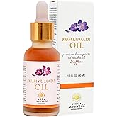 Kerala Ayurveda Kumkumadi Face Serum for All Skin Types (1 Fl Oz) | Saffron & Lotus Infused Brightening Serum | Reduces Wrinkles, Pigmentation & Dark Spots | Anti-Ageing Solution | Ideal for Gua Sha