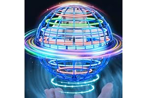 NWLAEWR Flying Orb Ball Hand Controlled Boomerang Ball Soaring Flying Spinner Mini Drone Cool Toys Birthday Gift Ideas for 6 7 8 9 10+ Year Old Boys Girls Teens Indoor Outdoor Hover Flying Ball Toy