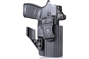 WARRIORLAND IWB Kydex Holster Optic Cut & Claw, Compatible with Glock 17/19/ 19X/ 43/ 43X/ 43Xmos, P365/ P320, G2C/G3C, Hellcat/Hellcat Pro, M&P 9/.40, Shield 9/.40, Shield EZ/ SD9VE, EC9s and More