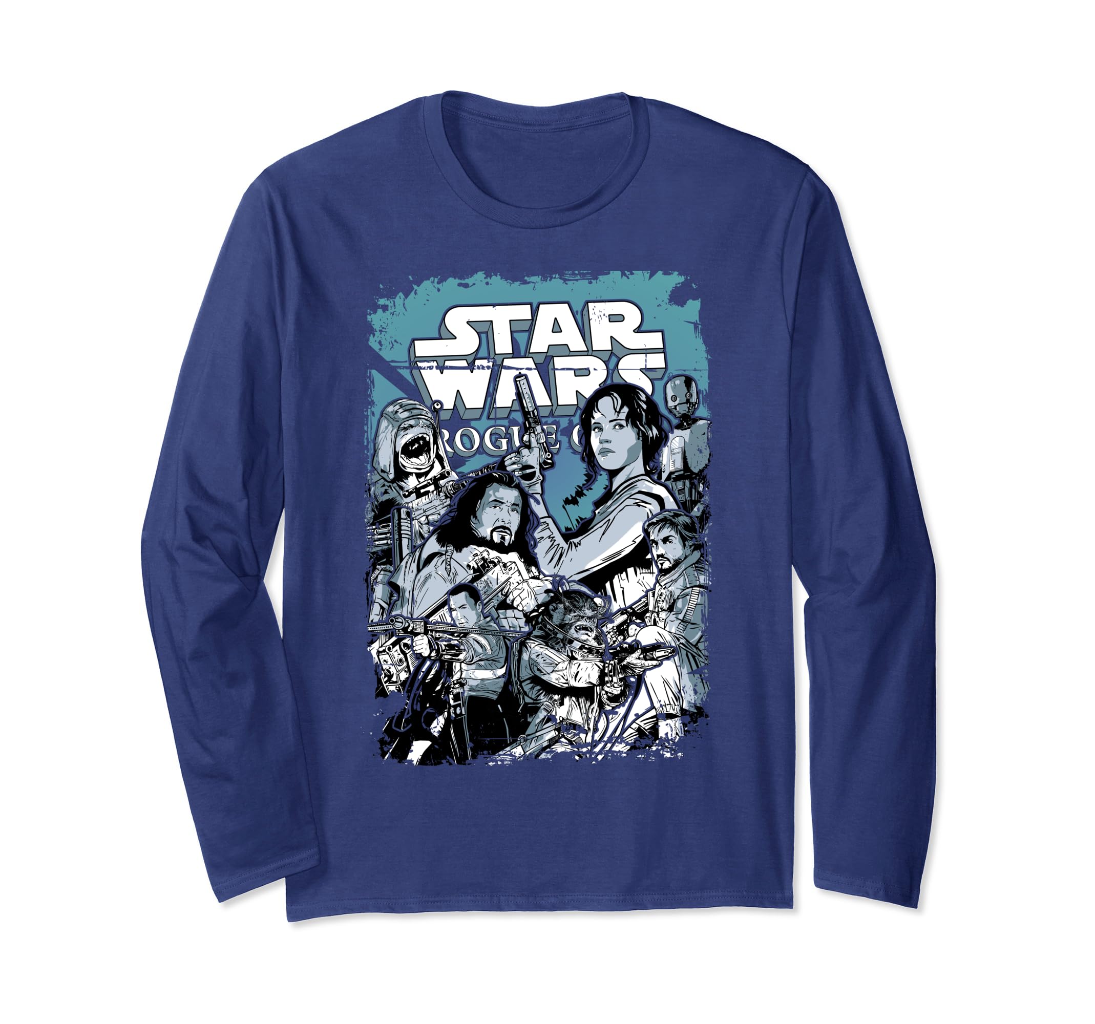 Star Wars Rogue One Team Poster Long Sleeve T-Shirt