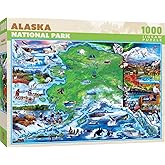 MasterPieces - 1000 Piece Jigsaw Puzzle, Alaska National Park, Fun for Adults, Family, Kids 19.25"x26.75"