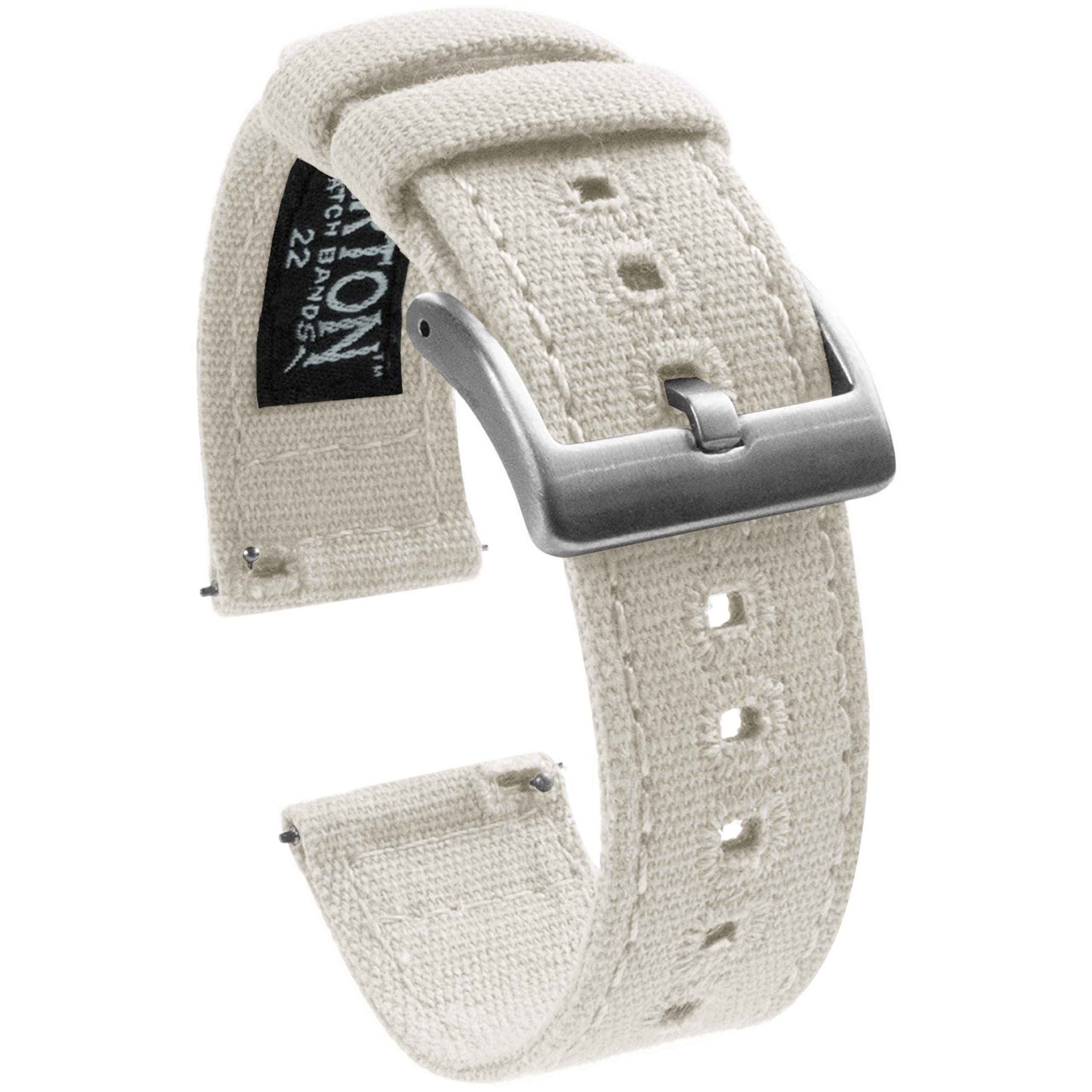 Barton Canvas Quick Release Watch Band Straps Choose Color & Width